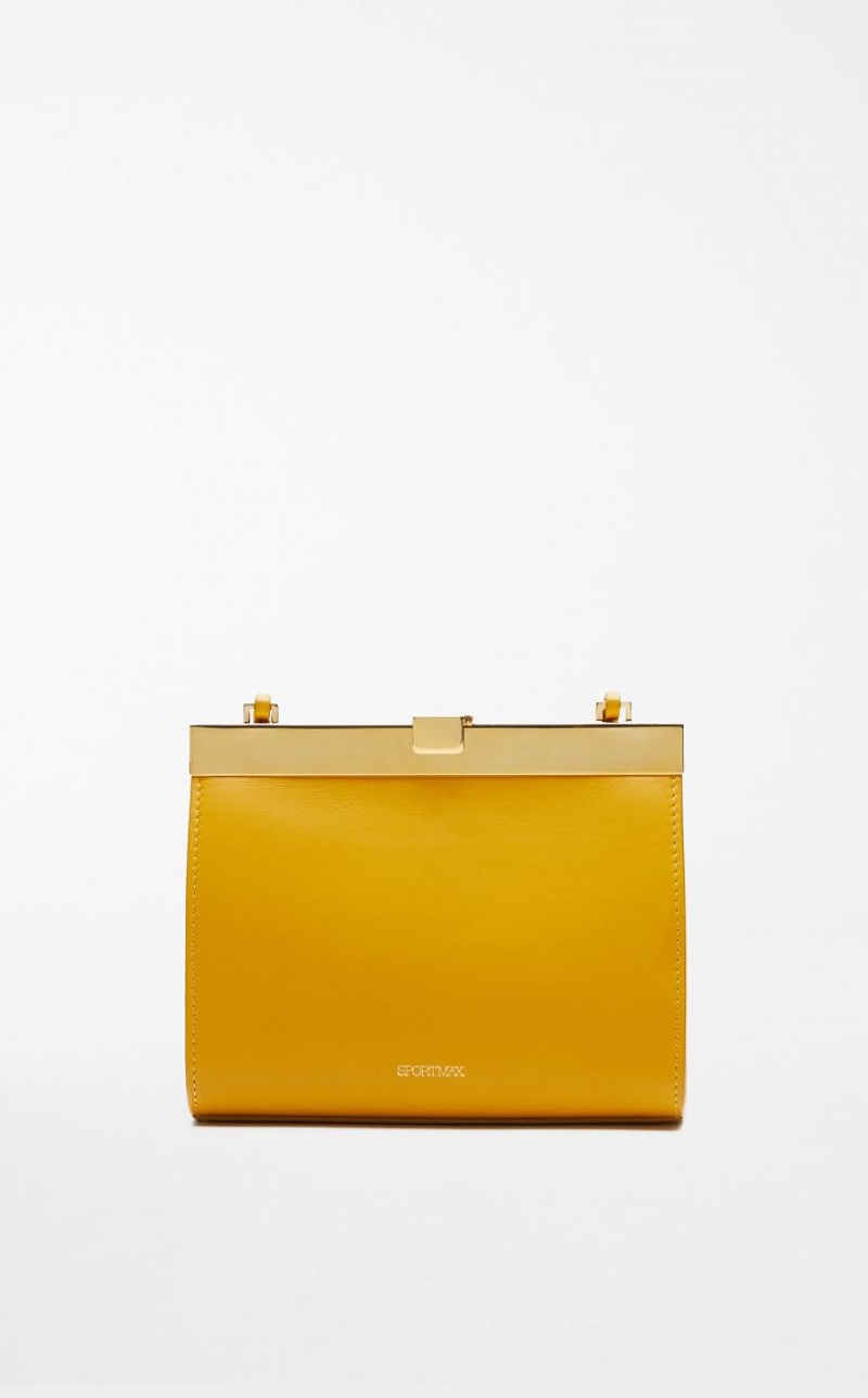 MaxMara Small Leather Lizzie Sportmax Bag OCHRE | MMR594184