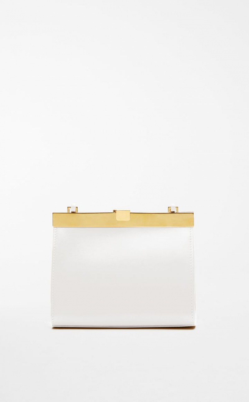 MaxMara Small Leather Lizzie Sportmax Bag WHITE | MMR594185