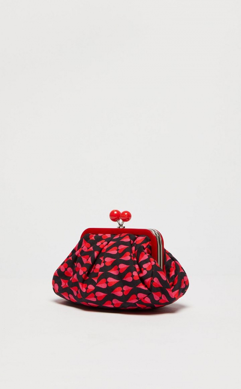 MaxMara Small Pasticcinoin Printed Canvas Weekend Bag RED | MMR594139