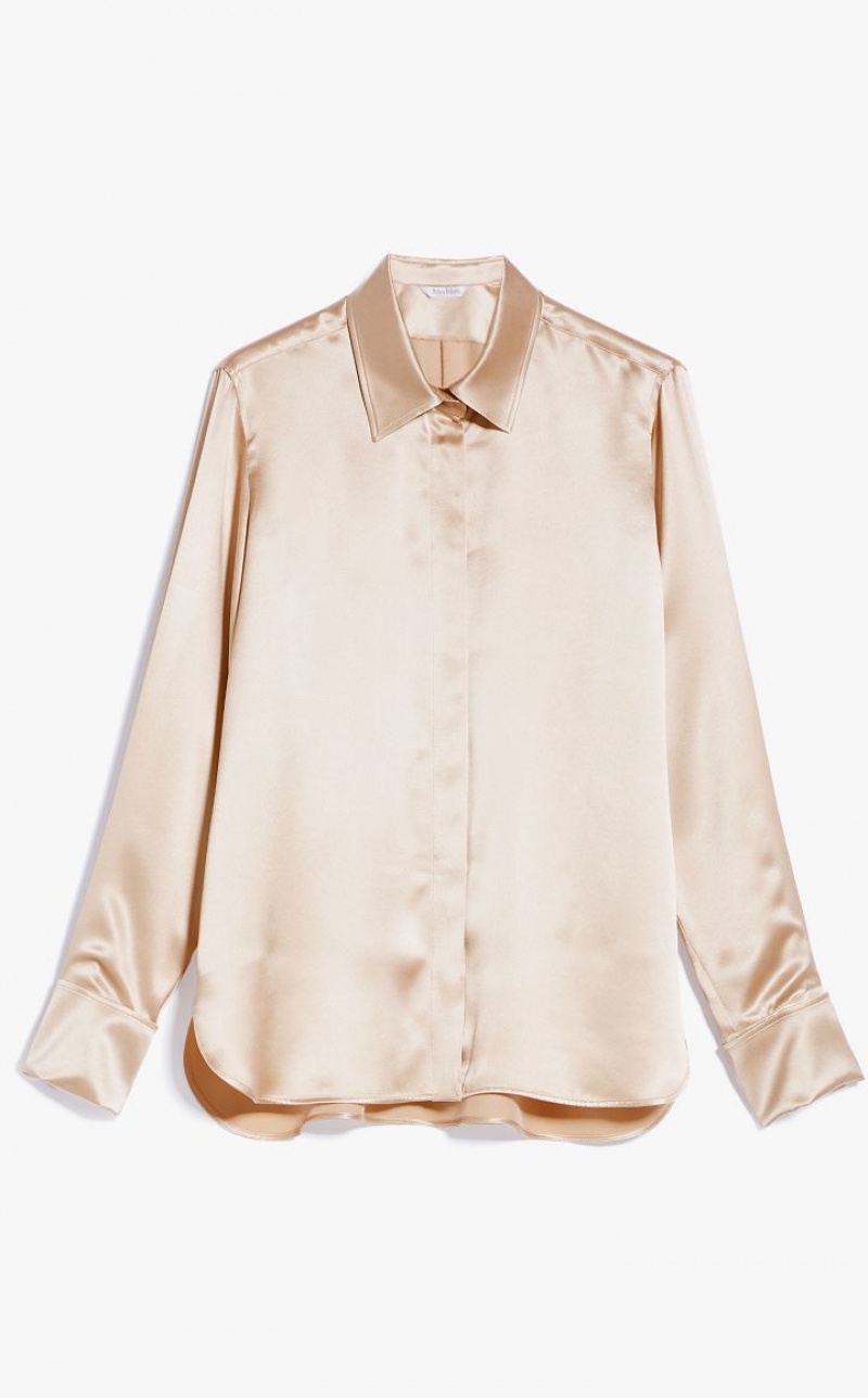 MaxMara Soft Silk Blouses PINK | MMR593569