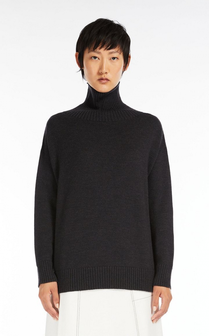 MaxMara Soft Wool Knitwear DARK GREY | MMR593439