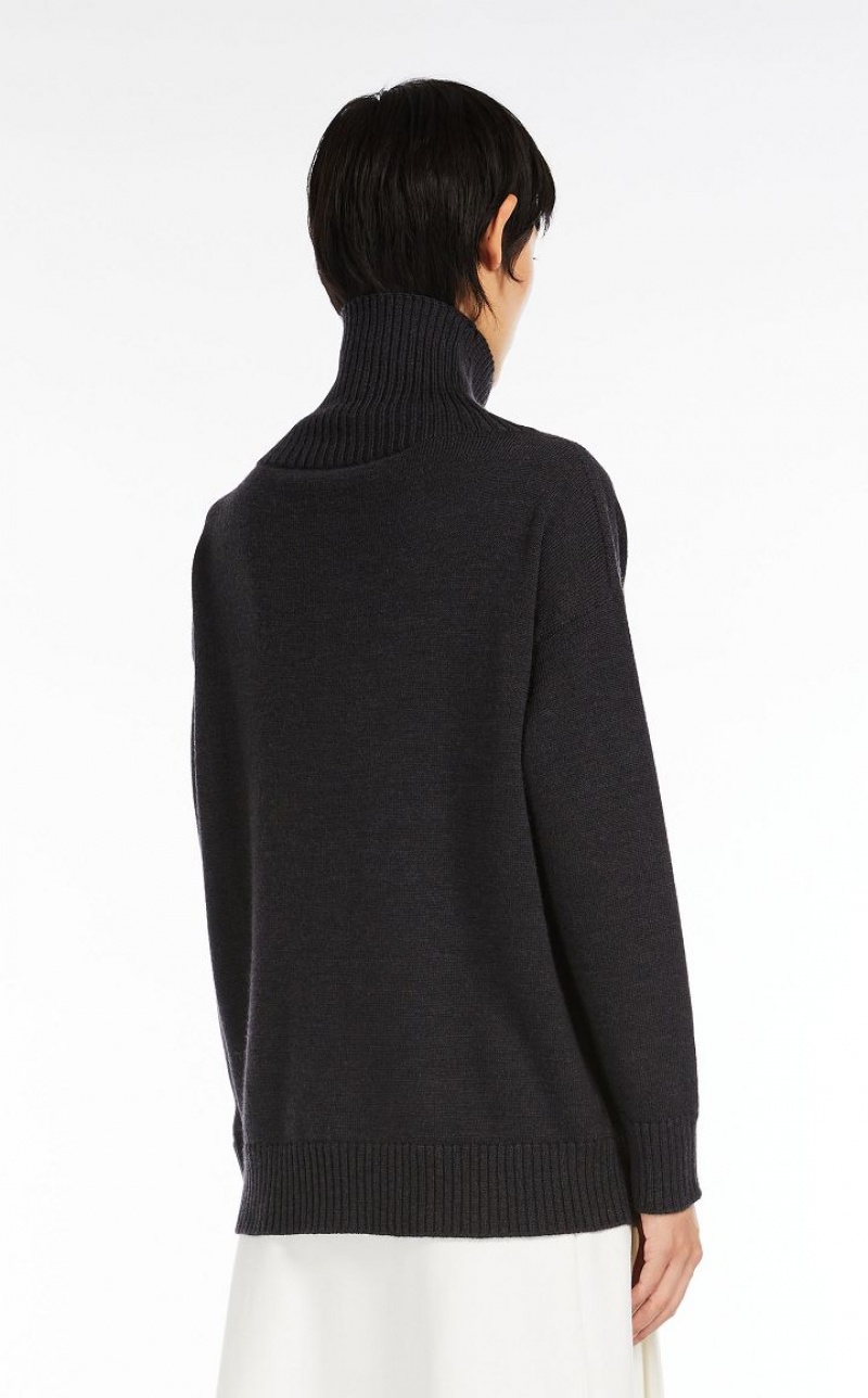 MaxMara Soft Wool Knitwear DARK GREY | MMR593439