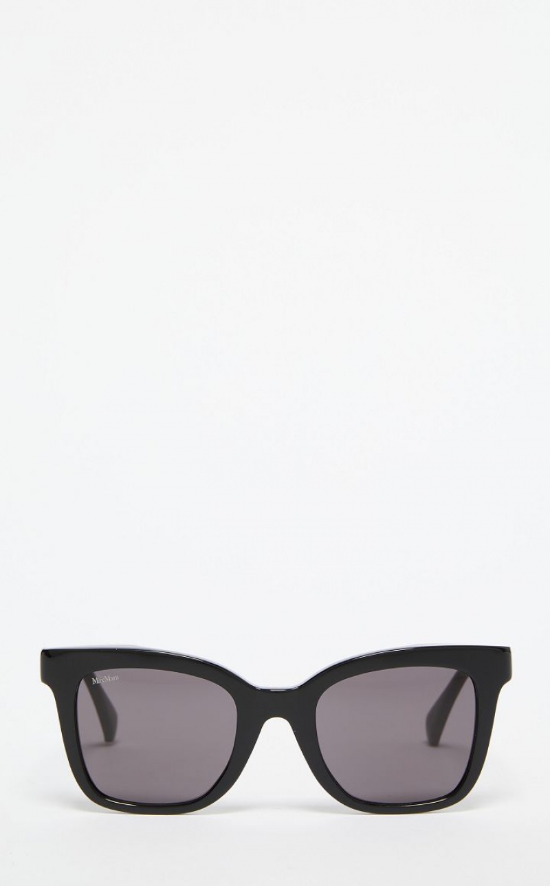 MaxMara Square Sunglasses BLACK | MMR594300