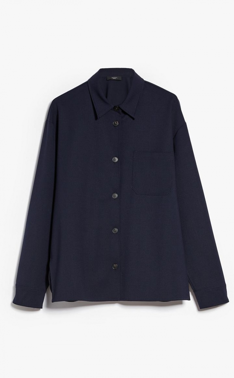 MaxMara Stretch Gabardine Jackets ULTRAMARINE | MMR594032