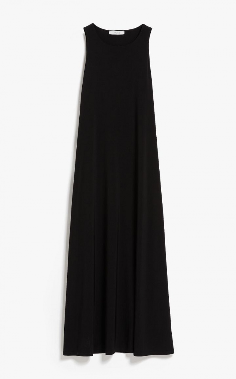 MaxMara Stretch Jersey A-line Dresses BLACK | MMR593398