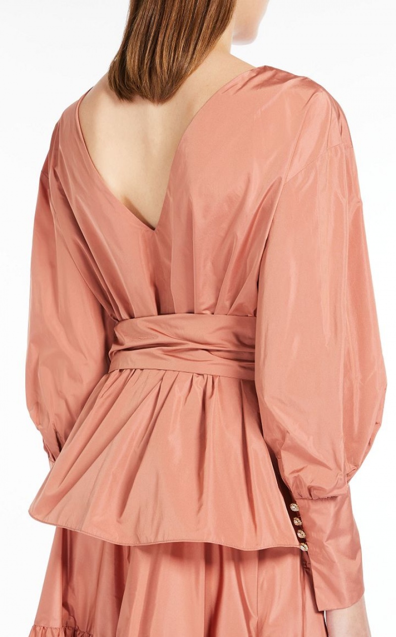 MaxMara Taffeta Blouses ANTIQUE ROSE | MMR593624