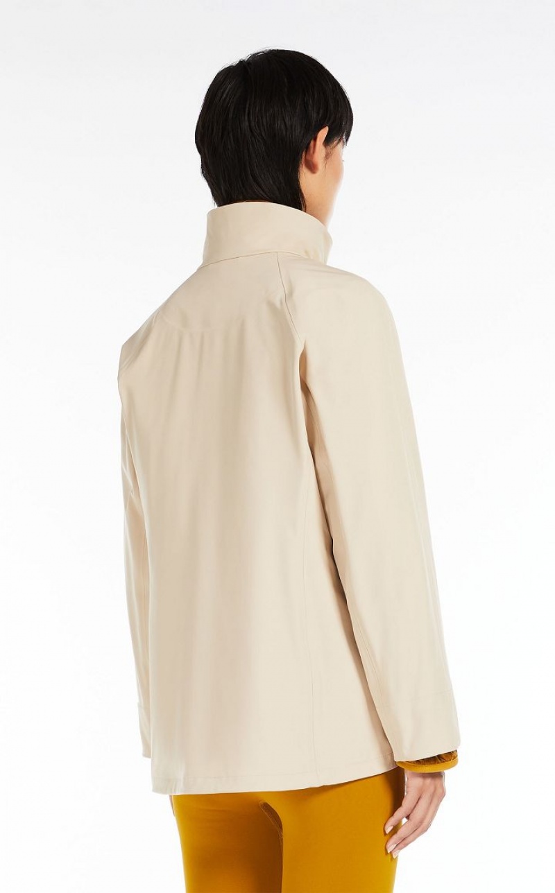 MaxMara Technical Fabric Trench ALBINO | MMR593942