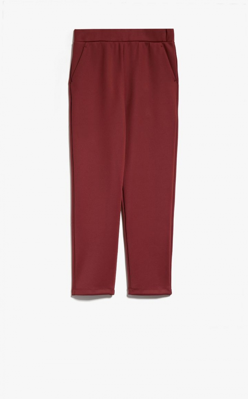 MaxMara Technical Fleece Trousers BRICK RED | MMR593803