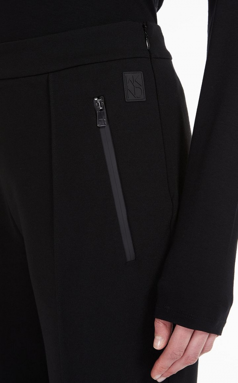 MaxMara Technical Jersey Trousers BLACK | MMR593793