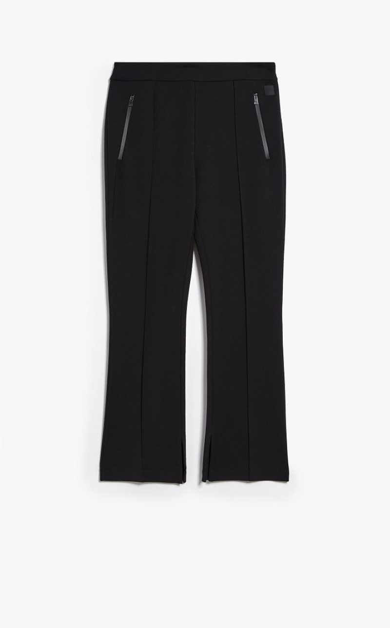 MaxMara Technical Jersey Trousers BLACK | MMR593793