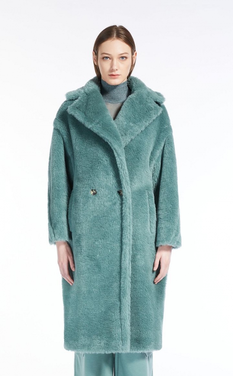 MaxMara Teddy Bear Icon Coats SAGE GREEN | MMR593886