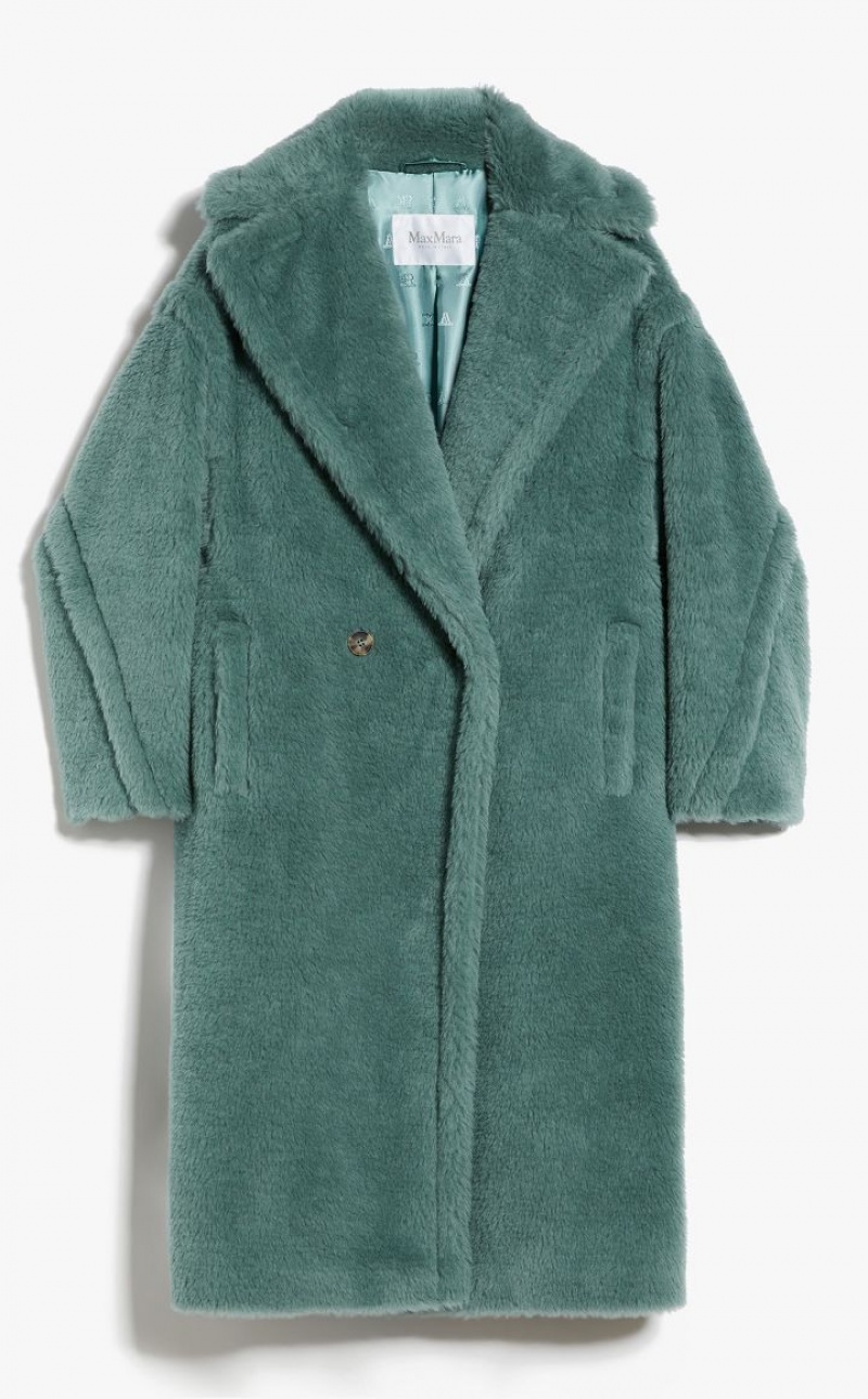 MaxMara Teddy Bear Icon Coats SAGE GREEN | MMR593886