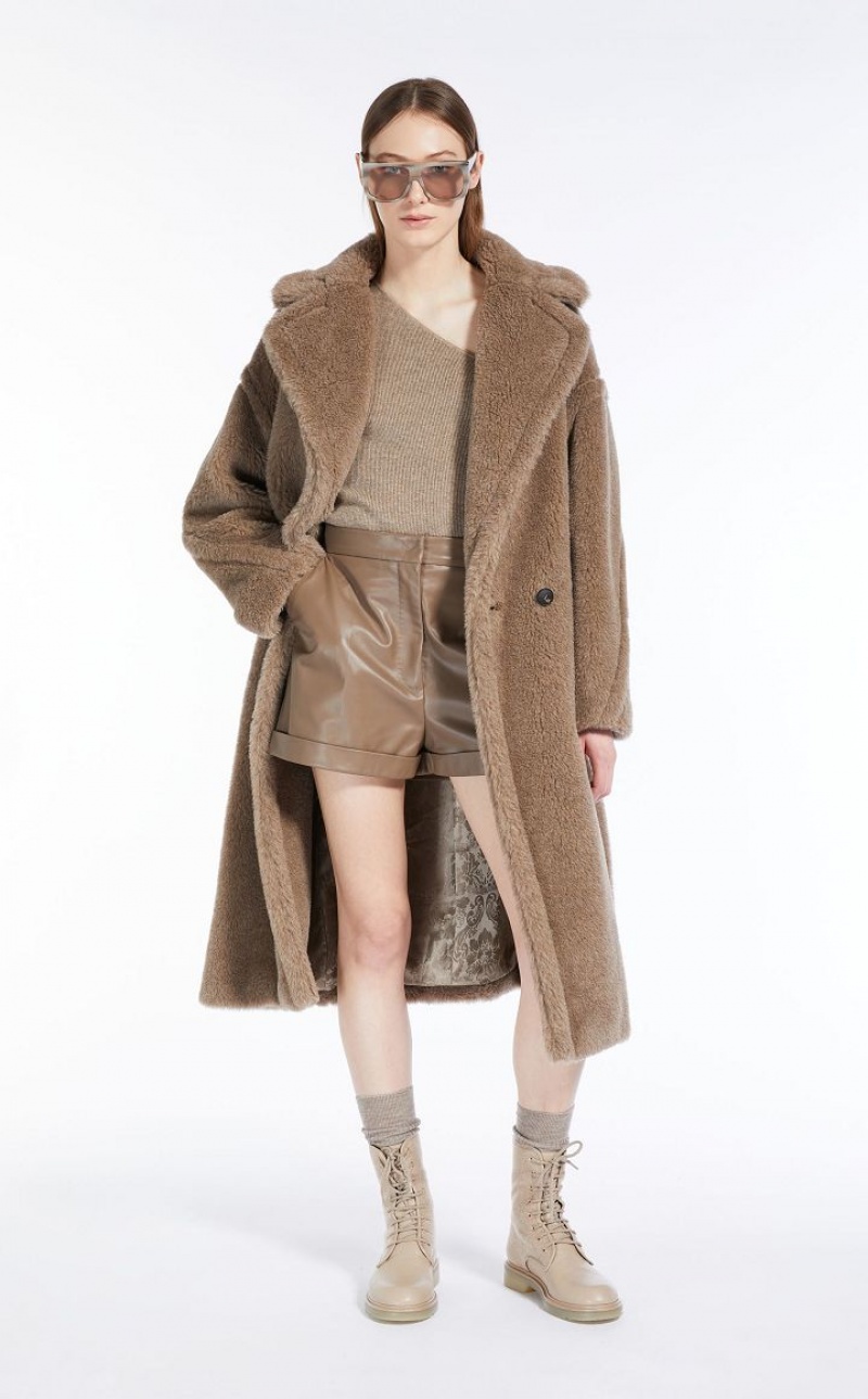 MaxMara Teddy Bear Icon Coats SAND | MMR593883