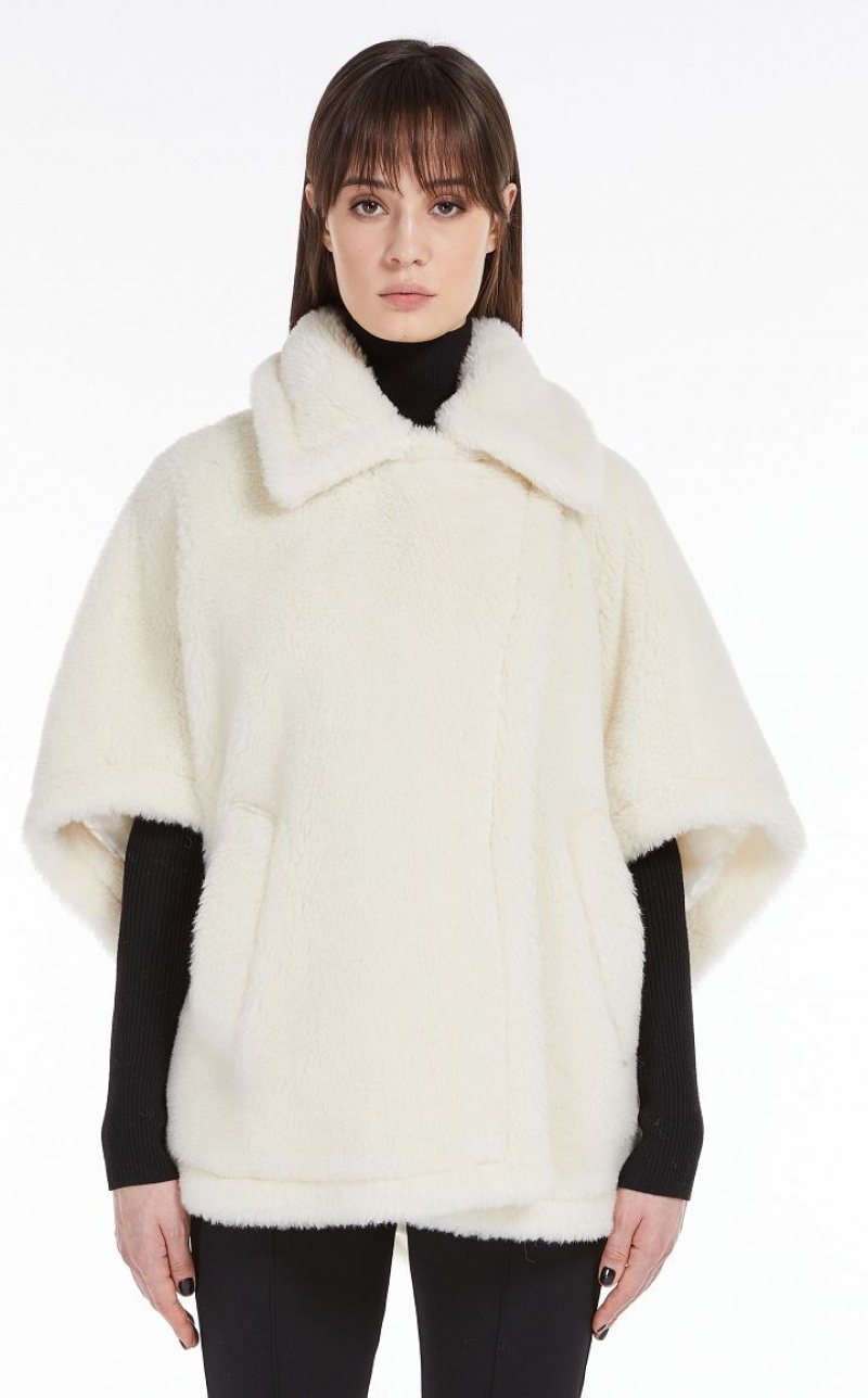 MaxMara Teddy Fabrice Capes WHITE | MMR593957