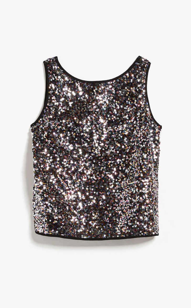 MaxMara Top Embroidered With Sequins Tops MULTICOLOUR | MMR593668