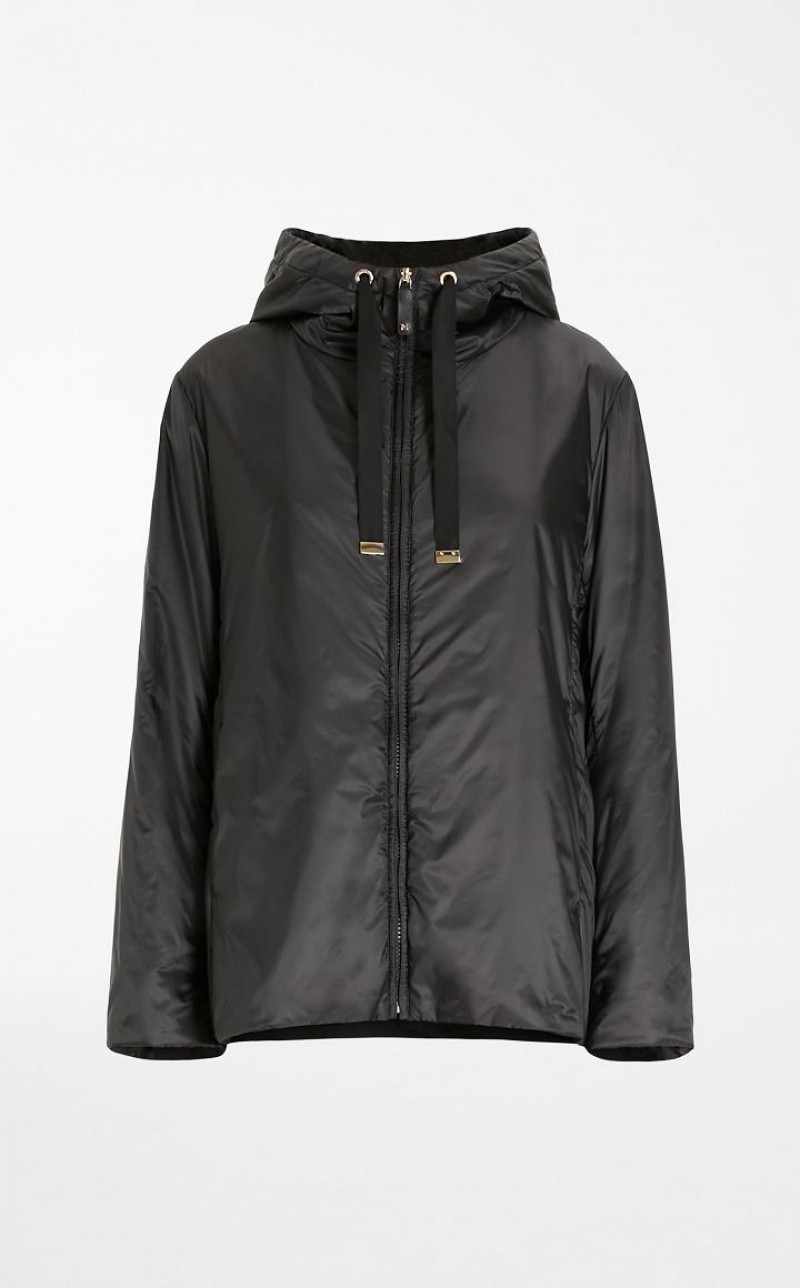 MaxMara Travel Jacket In Water-resistant Technical Canvas Padded BLACK | MMR594005