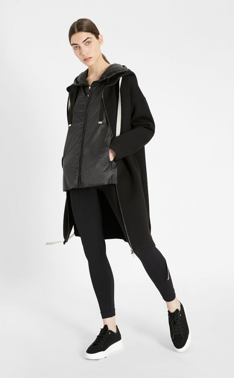 MaxMara Travel Jacket In Water-resistant Technical Canvas Padded BLACK | MMR594005