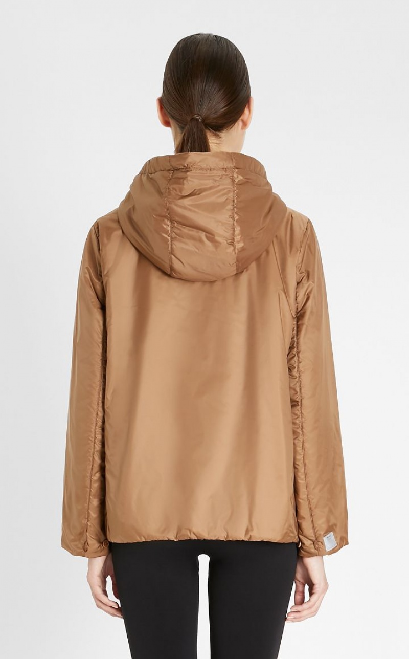 MaxMara Travel Jacket In Water-resistant Technical Canvas Padded CARAMEL | MMR594009