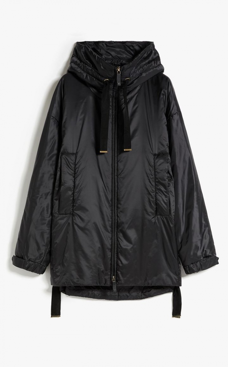 MaxMara Water-repellent Canvas Jacket Padded BLACK | MMR593990