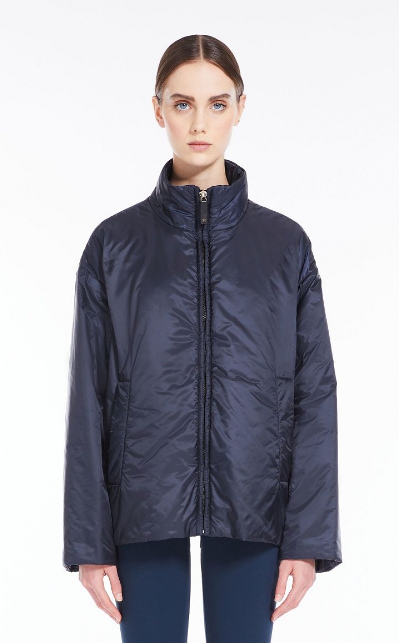 MaxMara Water-repellent Canvas Jacket Padded MIDNIGHTBLUE | MMR594008