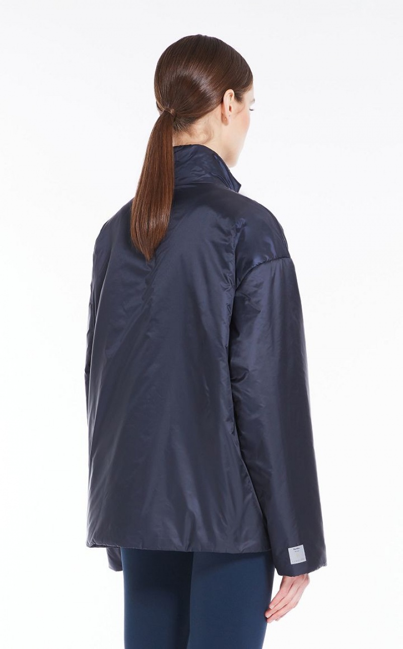 MaxMara Water-repellent Canvas Jacket Padded MIDNIGHTBLUE | MMR594008