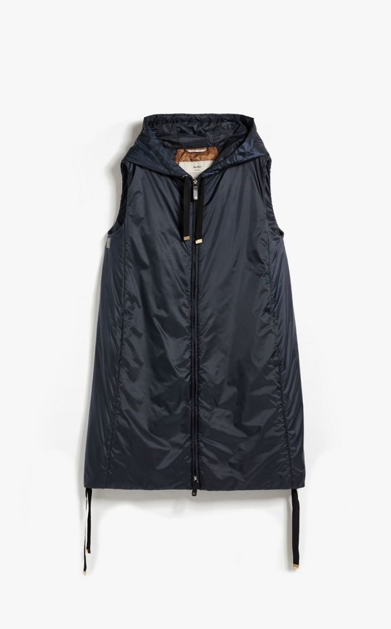 MaxMara Water-resistant Technical Canvas Gilet Padded MIDNIGHTBLUE | MMR593978