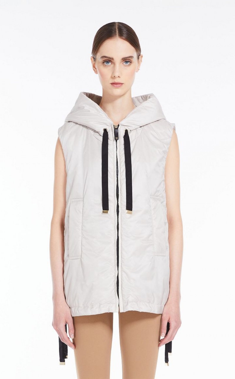 MaxMara Water-resistant Technical Canvas Gilet Padded ICE | MMR593997