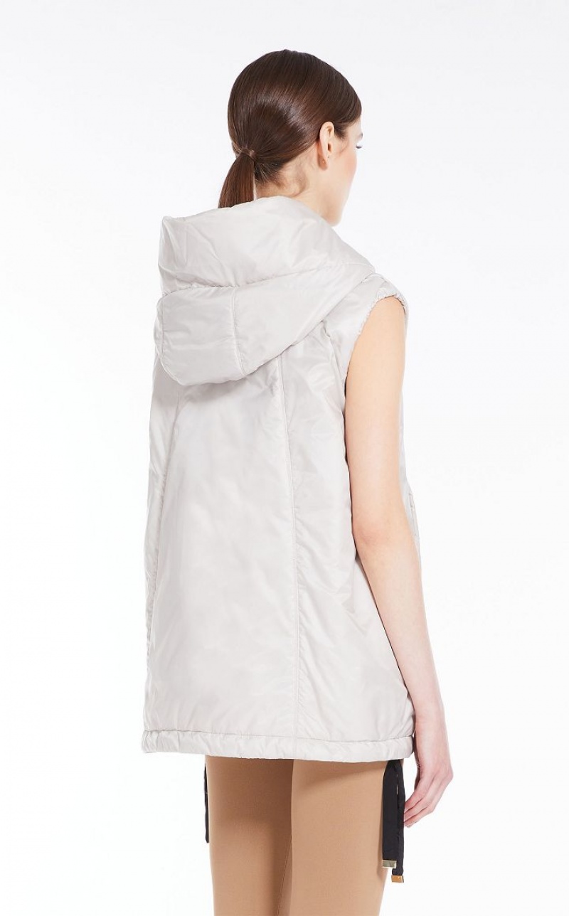 MaxMara Water-resistant Technical Canvas Gilet Padded ICE | MMR593997