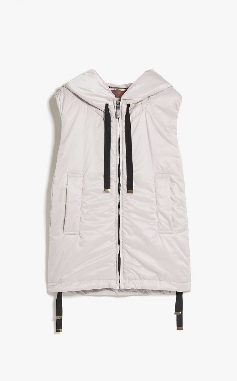 MaxMara Water-resistant Technical Canvas Gilet Padded ICE | MMR593997