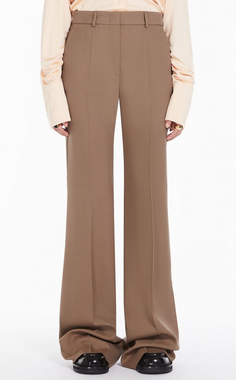 MaxMara Wide-leg Trousers BEIGE | MMR593815