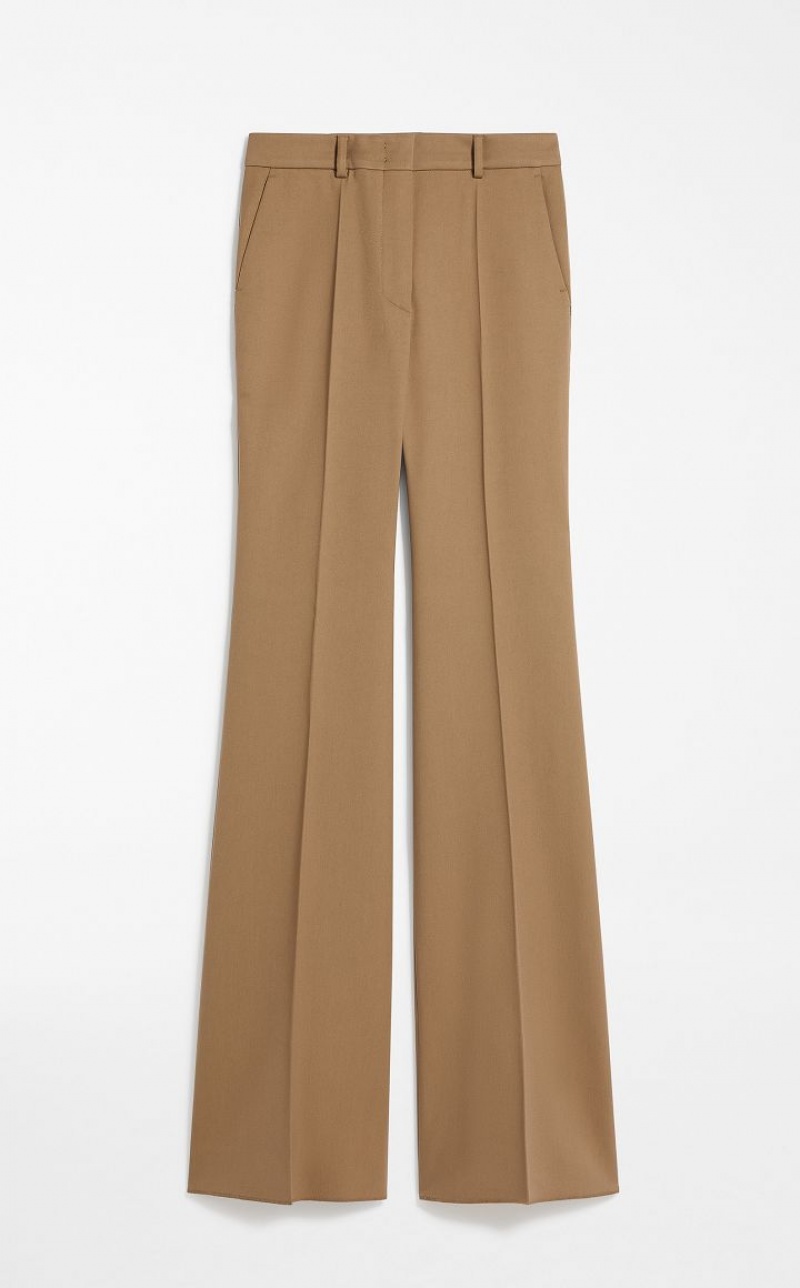 MaxMara Wide-leg Trousers BEIGE | MMR593815