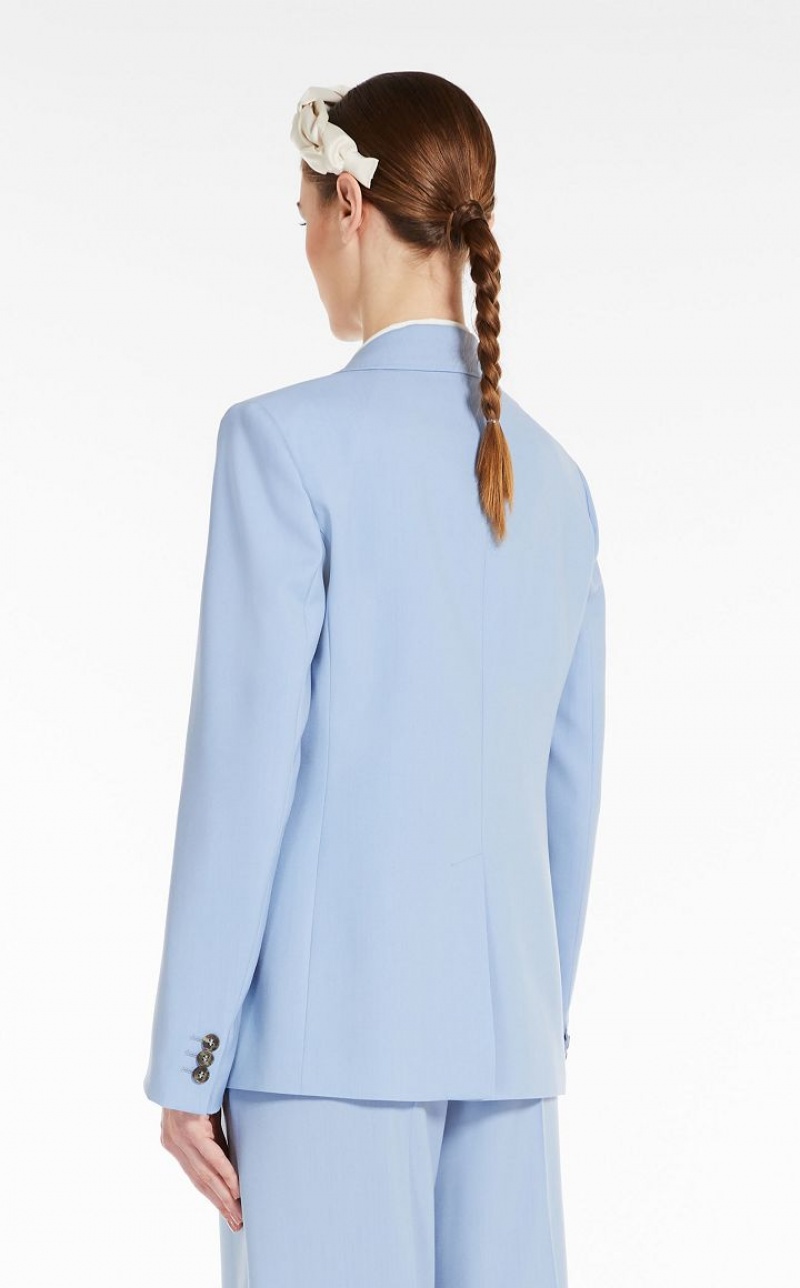 MaxMara Wool 3 Suit LIGHT BLUE | MMR593488