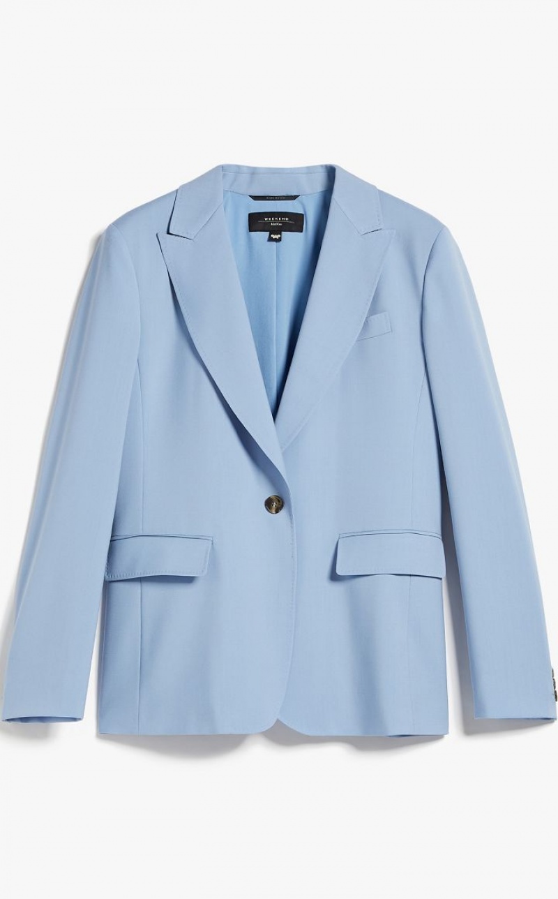 MaxMara Wool 3 Suit LIGHT BLUE | MMR593488