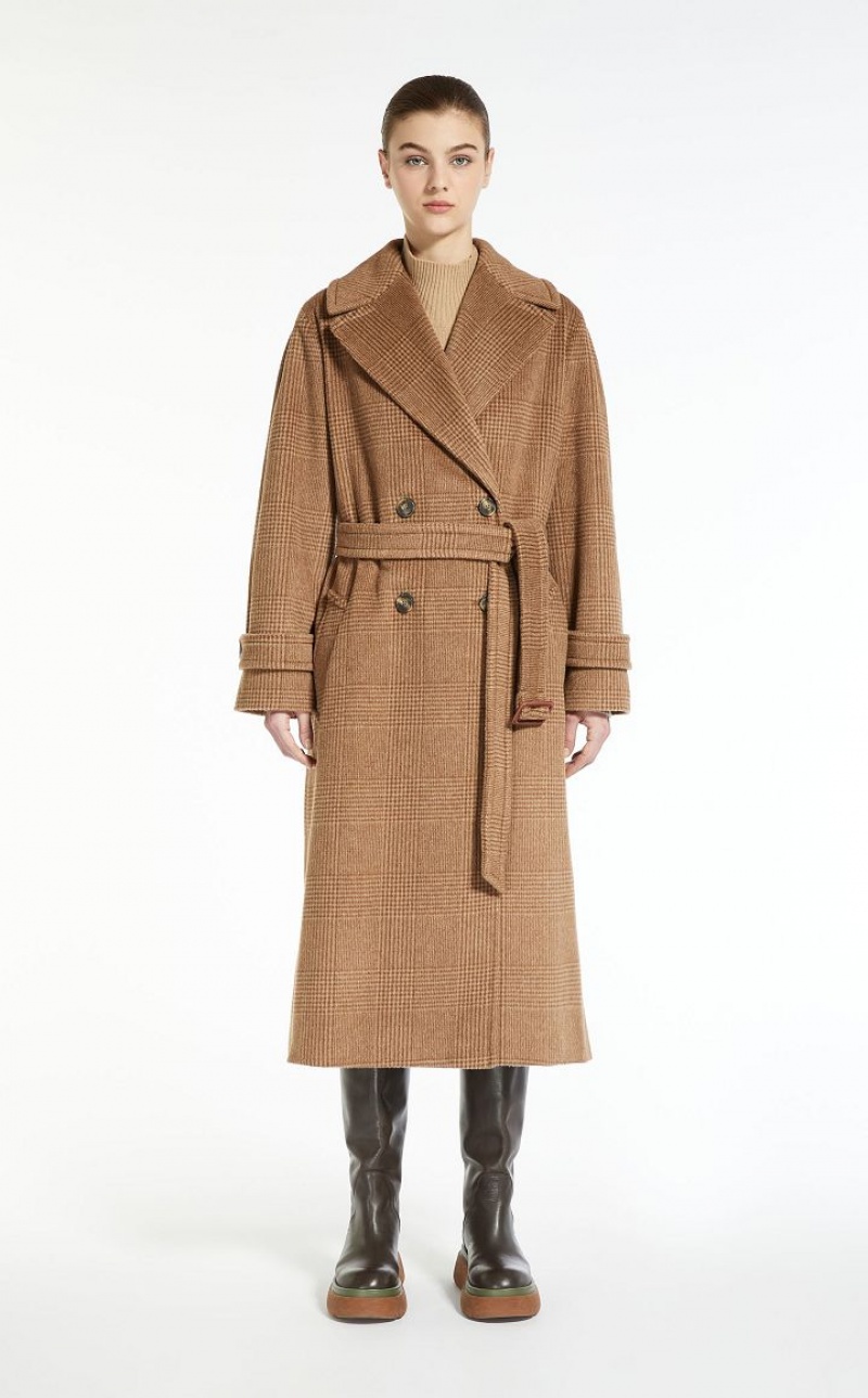 MaxMara Wool, Alpaca And Mohair Coats CARAMEL | MMR593856