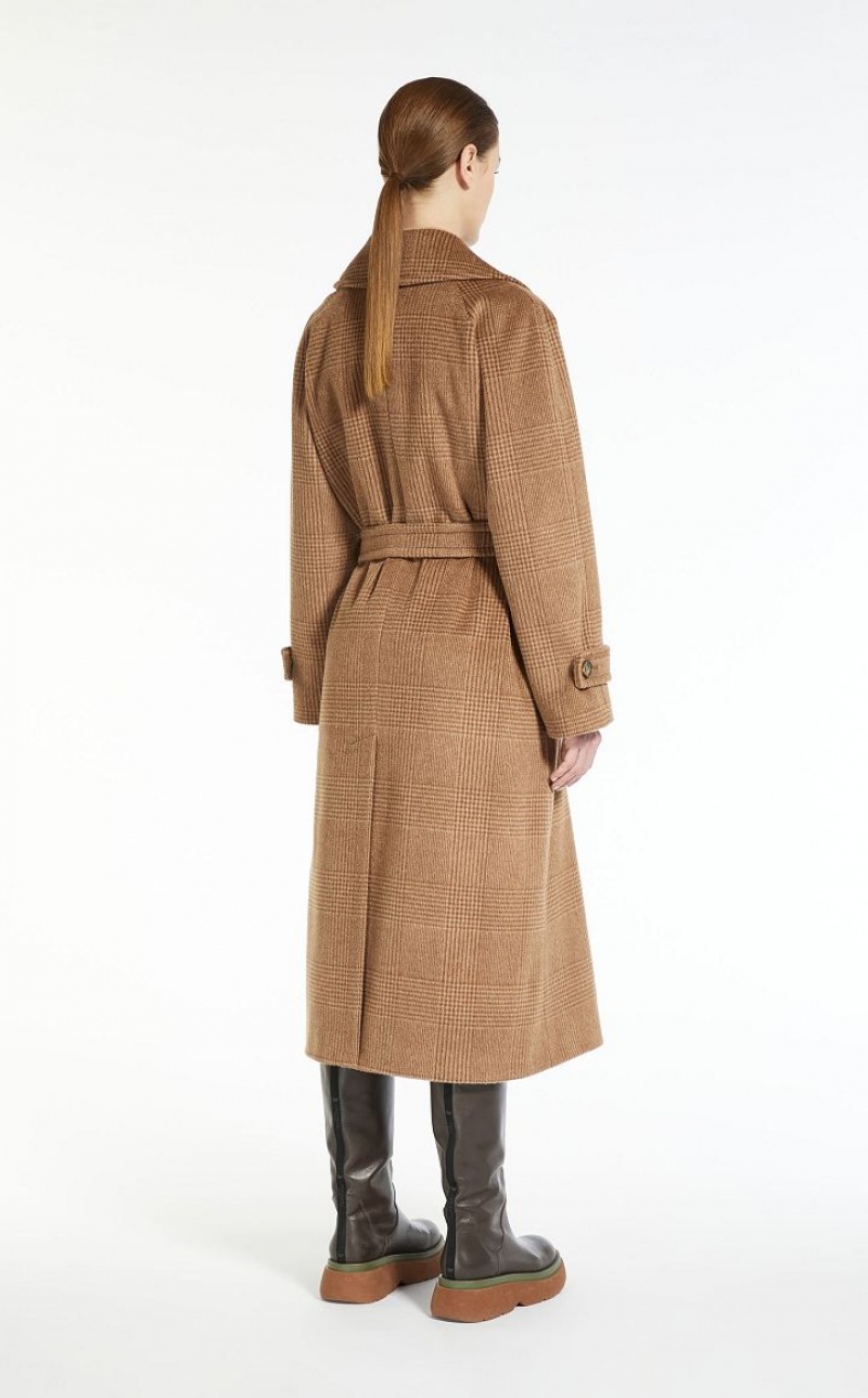 MaxMara Wool, Alpaca And Mohair Coats CARAMEL | MMR593856