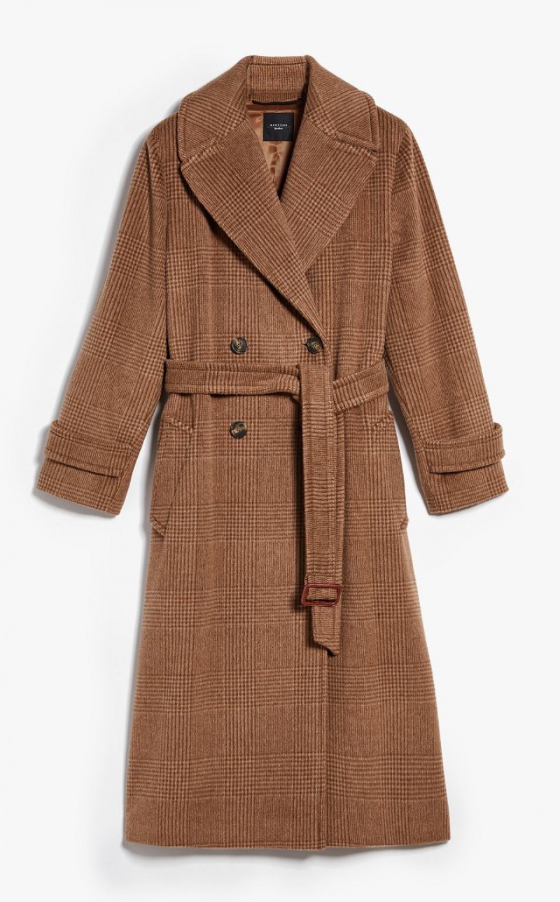 MaxMara Wool, Alpaca And Mohair Coats CARAMEL | MMR593856