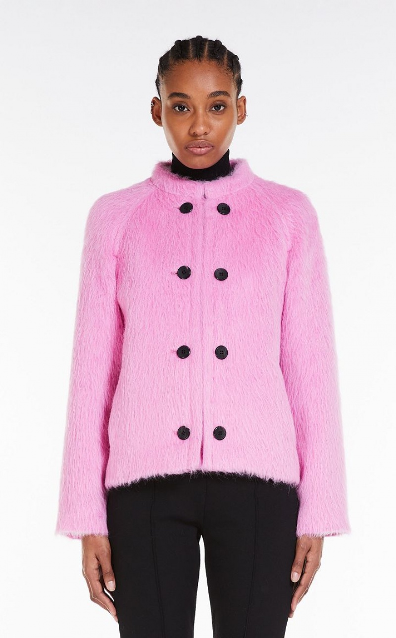 MaxMara Wool And Alpaca Jackets FUCHSIA | MMR594104