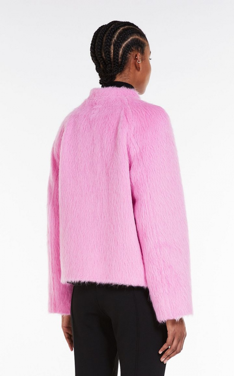 MaxMara Wool And Alpaca Jackets FUCHSIA | MMR594104