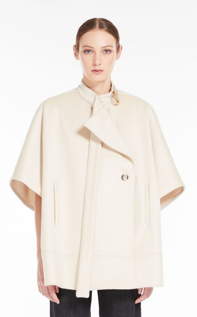 MaxMara Wool And Cashmeree Capes SAND | MMR593951