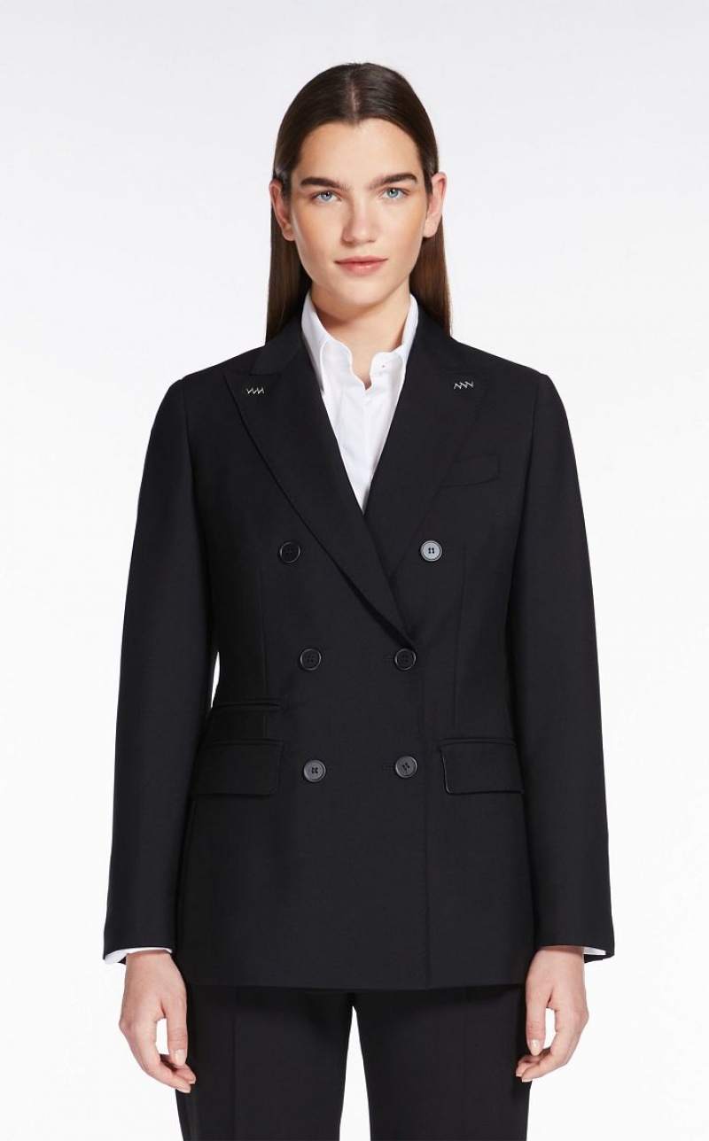 MaxMara Wool And Mohair Blazers BLACK | MMR594026