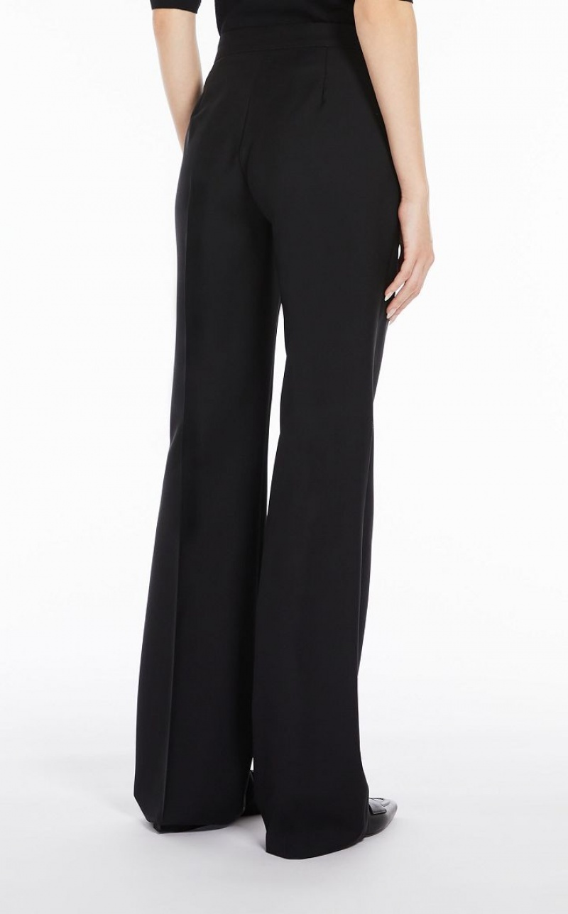 MaxMara Wool And Mohair Trousers BLACK | MMR593741