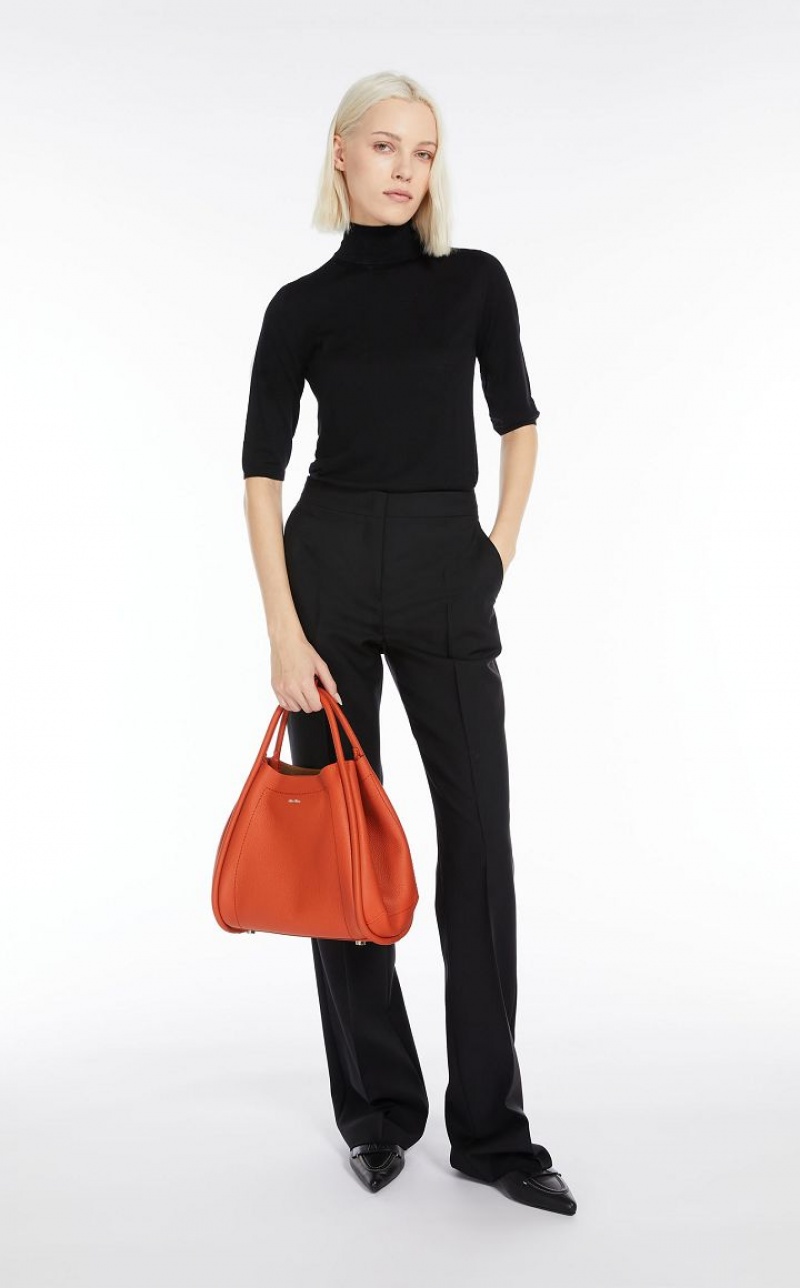 MaxMara Wool And Mohair Trousers BLACK | MMR593741