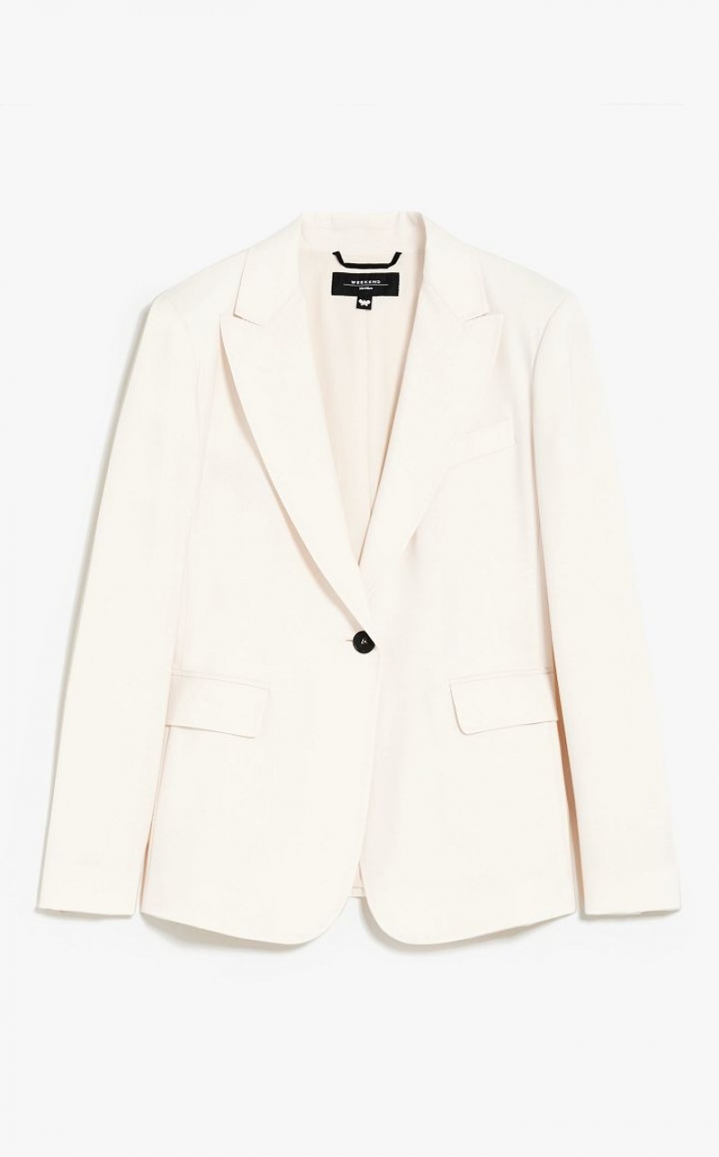 MaxMara Wool Blazers IVORY | MMR594100