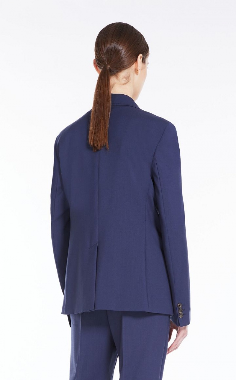 MaxMara Wool Blazers NAVY | MMR594103