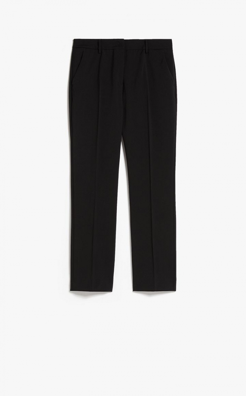 MaxMara Wool Cigarette-cut Suit BLACK | MMR593510