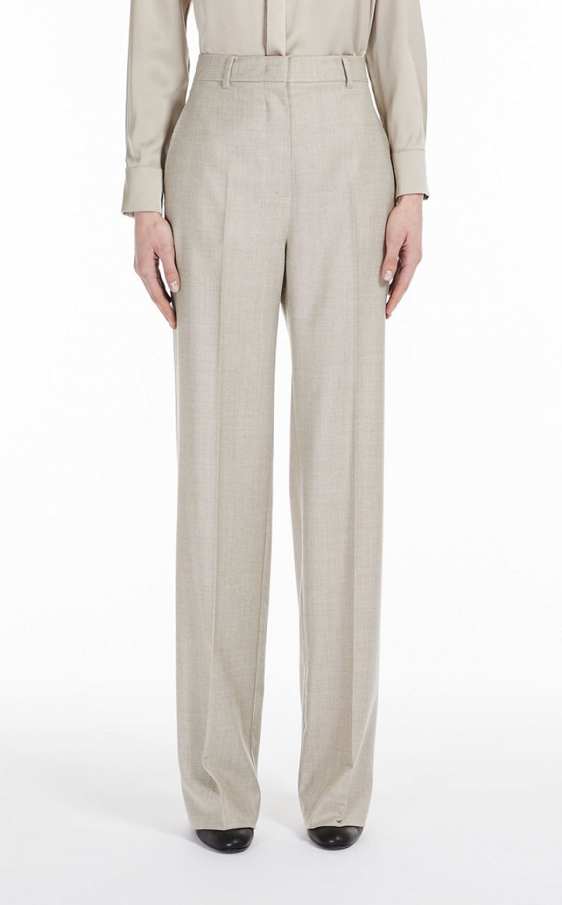 MaxMara Wool Flannel Suit BEIGE | MMR593494