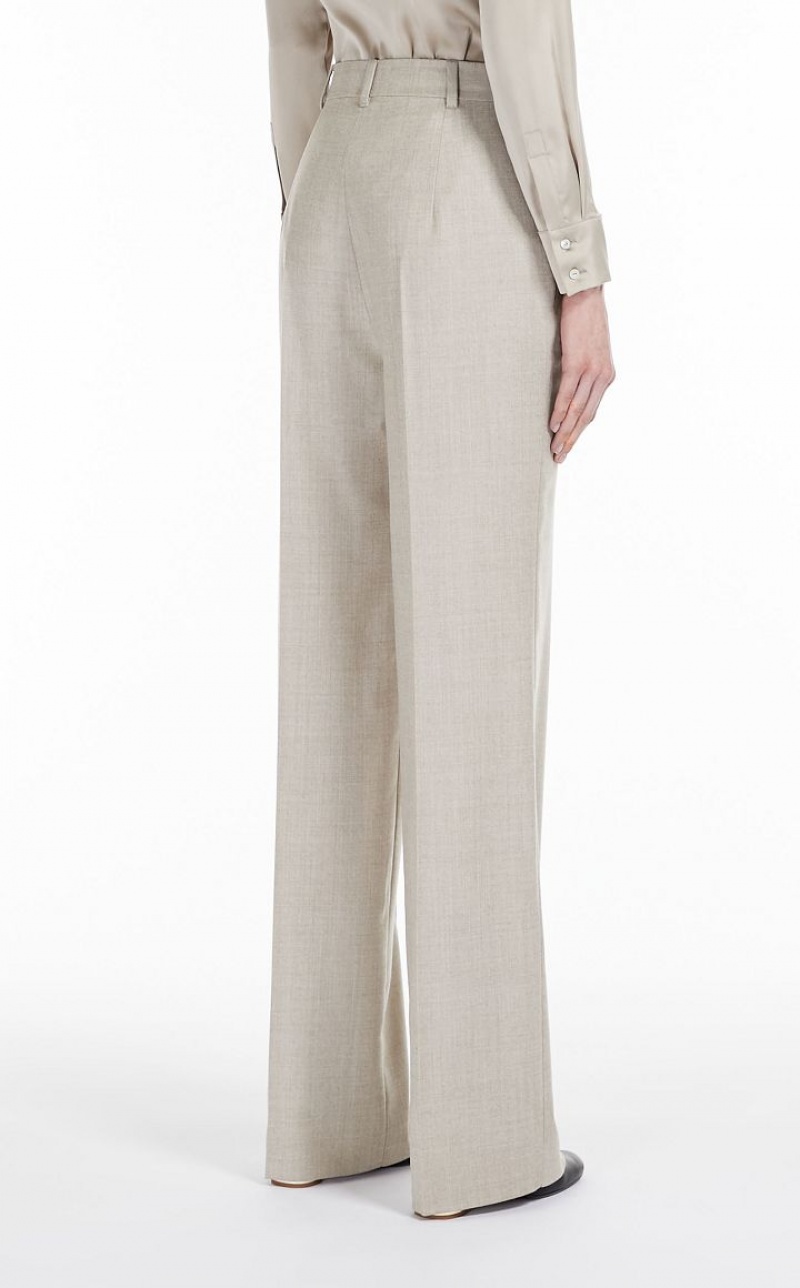 MaxMara Wool Flannel Suit BEIGE | MMR593494