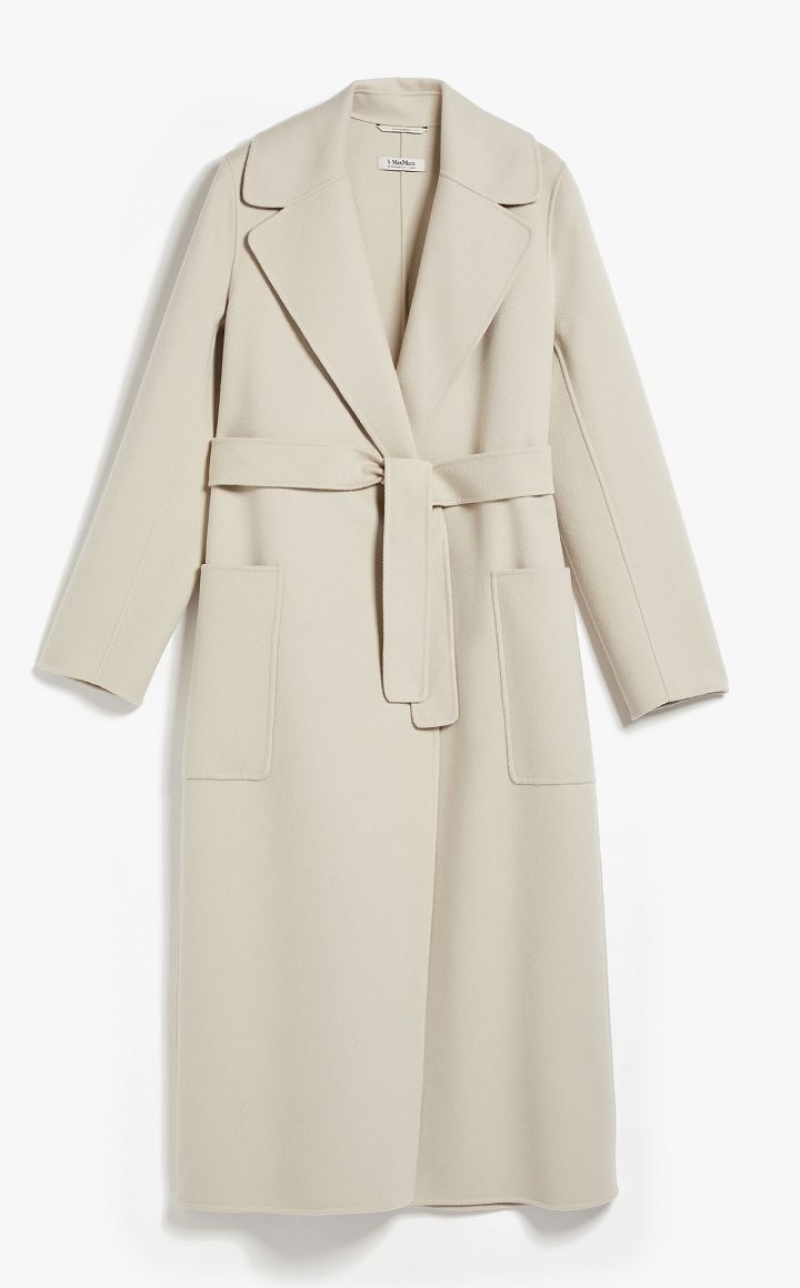 MaxMara Wool Robe Coats BEIGE | MMR593917