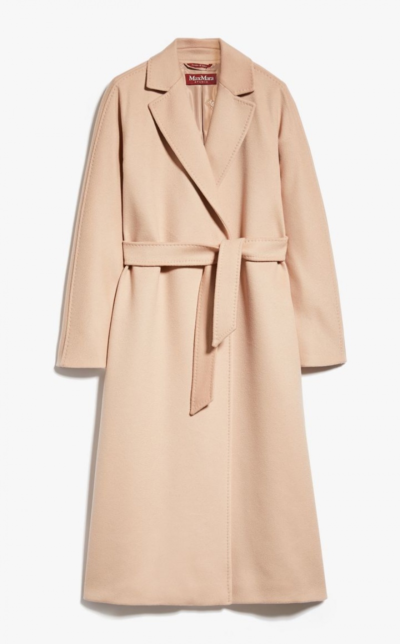 MaxMara Wool Robe Coats MAKE UP NUDE | MMR593874