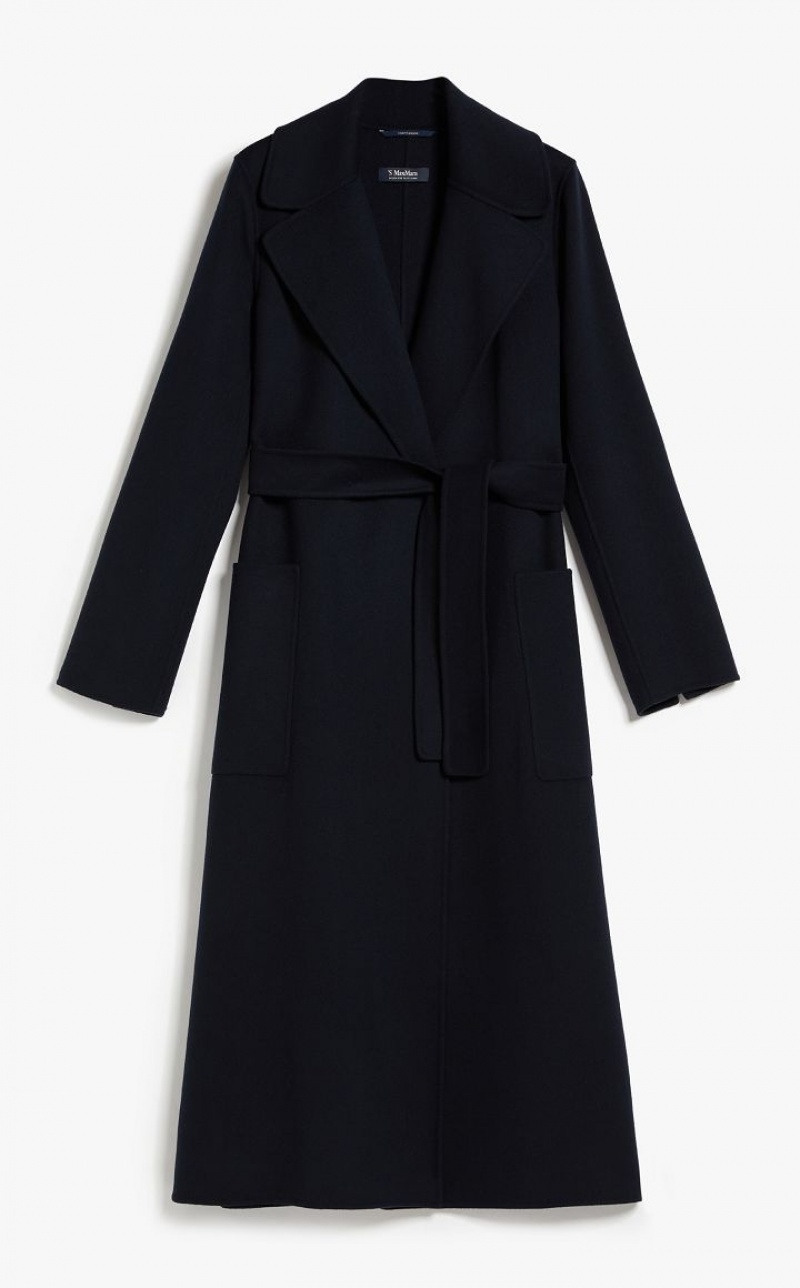 MaxMara Wool Robe Coats MIDNIGHTBLUE | MMR593842